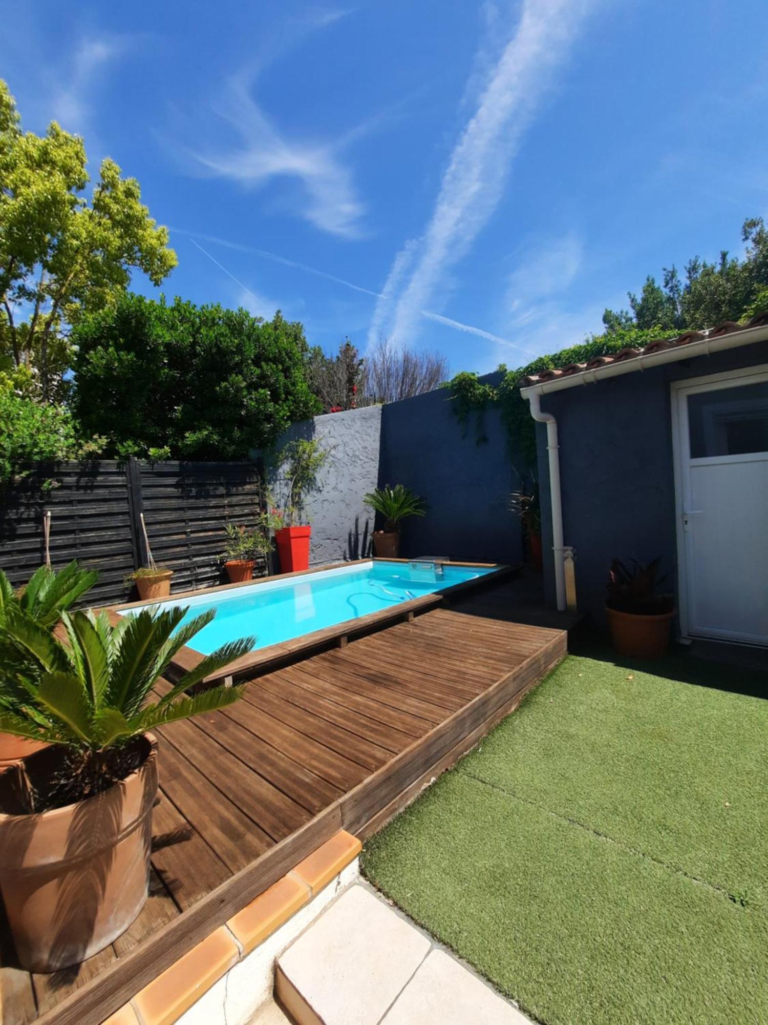 Maison Independante Avec Piscine Privative Pres De La Mer 라 가르드 외부 사진